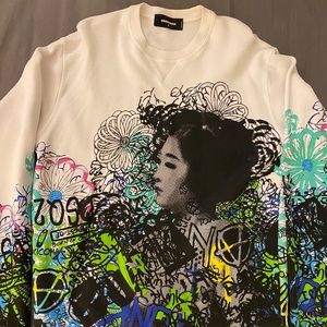 Dsquared2 'Japan Punk' sweatshirt grafitti